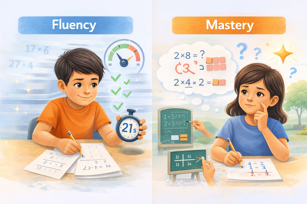 Fluency vs. Mastery: Why Speed Isn’t the Same as Understanding